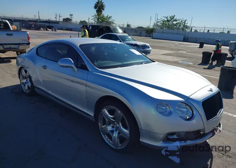 2012 Bentley Continental Gt from USA, damaged, VIN SCBFR7ZA9CC070736